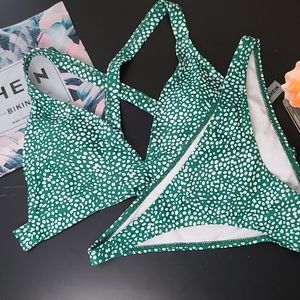 NWT Shein Green Bikini